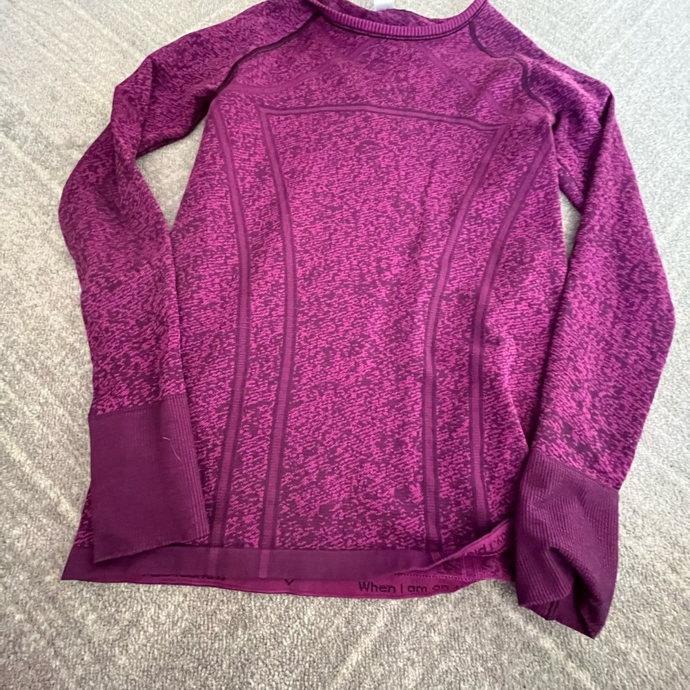 Ivivva by lululemon long sleeve purple althetic top